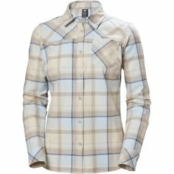 Budget 😍 Helly Hansen Classic Check Long Sleeve Shirt Women's 🔥 -Helly Hansen Sales Shop ICEBLUPLA D2