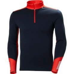Best deal 👍 Helly Hansen Lifa Merino Midweight 1/2 Zip Top Men's 💯 -Helly Hansen Sales Shop NAV D2 22