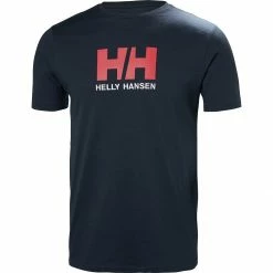 Promo ⌛ Helly Hansen Logo Short Sleeve T Shirt Men's 🔥 -Helly Hansen Sales Shop NV D4 2