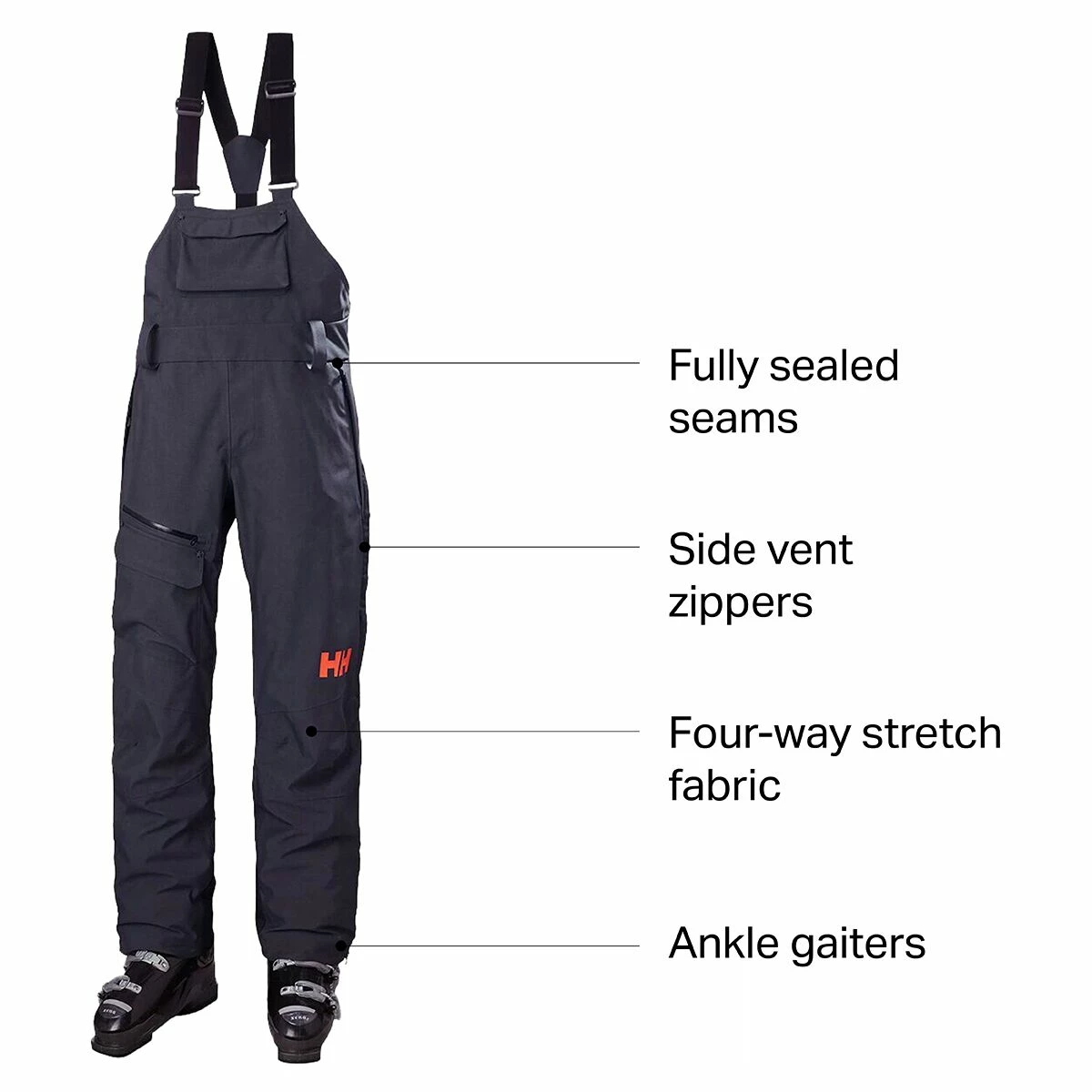 Promo 🛒 Helly Hansen Powderqueen Bib Pant Women's 👍 4 Promo 🛒 Helly Hansen Powderqueen Bib Pant Women's 👍 - Image 2