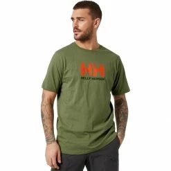 Promo ⌛ Helly Hansen Logo Short Sleeve T Shirt Men's 🔥